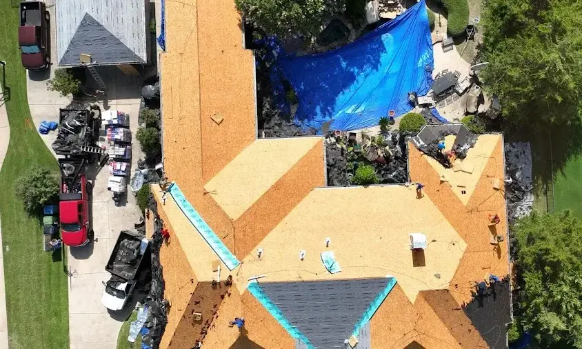Professional Roof Repair being performed in Fruit Cove